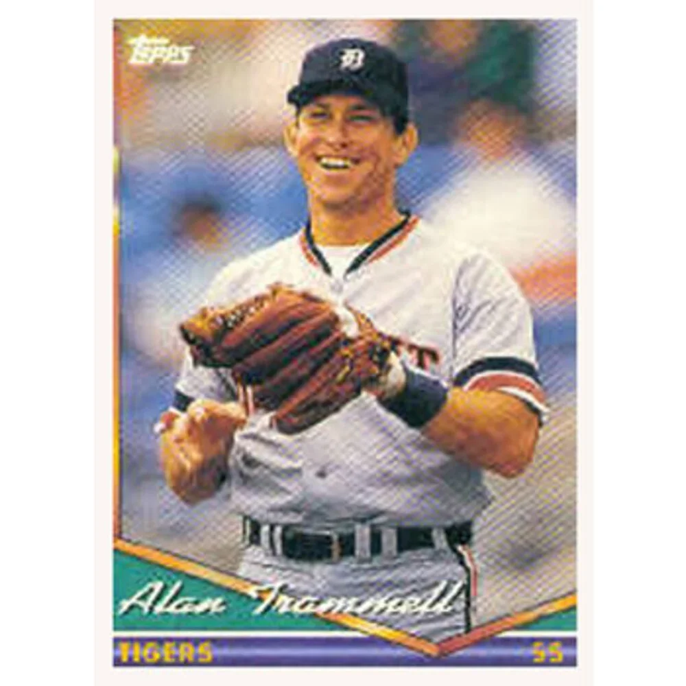 1994 Topps Alan Trammell # 75 Detroit Tigers
